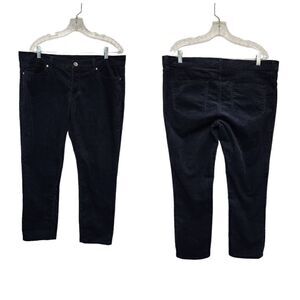 JCP JCPenny Corduroy Navy Blue Jeans Pants Size 32/14